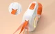 Automātiskā suņu pavada Rojeco RQYS-04 LED 5 m, balta/oranža
