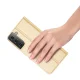 Samsung Galaxy S21+ Plus (SM-G996B) DUX DUCIS Magnetic Book Case Cover, Gold | Telefona Vāciņš Maciņš Apvalks...