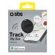SBS Track My Circle lokators saderīgs ar Apple Find My, melns
