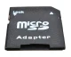 Micro SD uz SD atmiņas kartes adapteris, melns