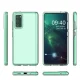 Spring Case caurspīdīgs telefona vāciņš Samsung Galaxy A02s EU ar melnu rāmi