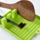 Silikona paliktnis karstām karotēm un vākiem, zaļš | Silicone Tray for Hot Spoons and Lids
