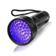 Wozinsky WLT-51L UV kabatas lukturis pēdu noteikšanai, 51 LED, IP65, melns