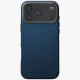 Uniq Lyden DS vāciņš iPhone 17 Pro Max ar Magclick Charging, zils un melns