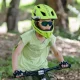 Rockbros TT-32003 Shark bērnu veloķivere ar noņemamu zoda aizsargu, S (48-52 cm), zaļa