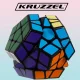 Loģiskais puzles kubs divpadsmitstūris Kruzzel 19886, daudzkrāsains