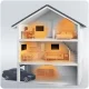 Infrasarkanais sildītājs Berdsen BD-980 600 W, melns