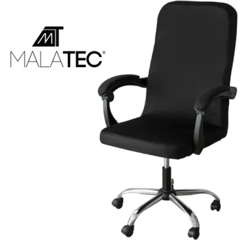 Malatec universāls pārvalks biroja krēslam, melns
