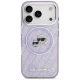 Karl Lagerfeld IML Glitter MagSafe vāciņš iPhone 17 Pro - Violets