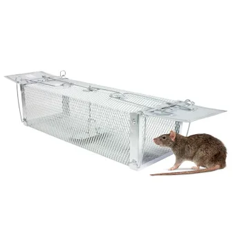 Dzīvķeramie lamatas-būris caunām un žurkām 60 cm