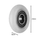 Ruhhy 25513 dušas kabīnes riteņi | Castors for Shower Cabin