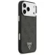 Guess 4G Triangle Logo MagSafe vāciņš iPhone 17 Pro Max / 18 Pro Max, melns/sudraba