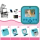 Wozinsky WDT-03 Bērnu Fotoaparāts Momentkamera ar Termoprinteri, Zaļš | Children Instant HD Digital Print Camera
