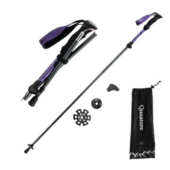 Qunature 60000601 Trekinga nūja 110-130 cm, 1 gab., violeta