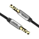 Baseus Yiven Audio Cable Mini Jack 3,5mm AUX, 1.5m, Black+Silver | Audio Vads Kabelis