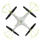 Drone Quadrocopter RC Syma X5HW 2,4GHz Camera Wi-Fi, Balts | Drons ar Kameru Kvadrokopters