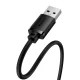 Baseus USB 2.0 pagarinātājs 0.5m AirJoy Series, melns