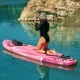 TSUNAMI T10 PRO piepūšamais SUP dēlis ar piederumiem 350 cm, rozā