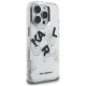 Karl Lagerfeld IML Sketched Graphic vāciņš Apple iPhone 16 Pro, Caurspīdīgs