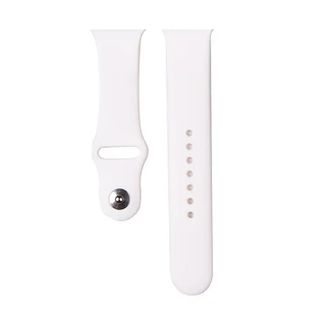 Devia Deluxe Sport siksniņa Apple Watch 38/40/41/42 mm pulkstenim, balta