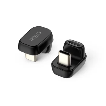 Tech-Protect Ultraboost AA04 USB-C leņķa adapteris, melns