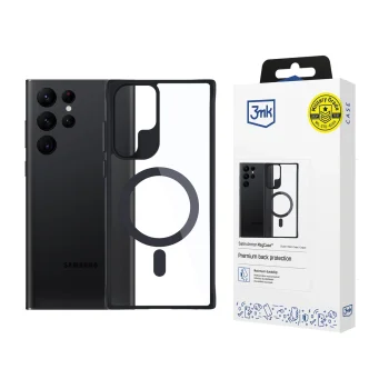 Samsung Galaxy S22 Ultra 5G (SM-S908) 3MK Satin Armor MagCase Case Cover, Transparent | Telefona Maciņš Vāks Apvalks...