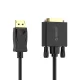 Orico DisplayPort uz DVI 4K video kabelis, 3m, melns