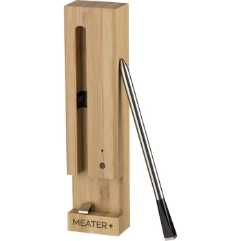 Bezvadu gaļas termometrs MEATER Plus ar Bluetooth atkārtotāju līdz 50 m
