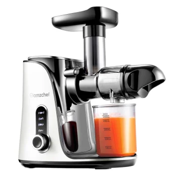 Lēnā sulu spiede AMZCHEF GM3001-WT Cold Press Balta