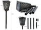 Dārza solārā lampa Lāpa ar krēslas sensoru, 107 cm