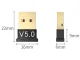 USB Bluetooth 5.0 adapteris, melns