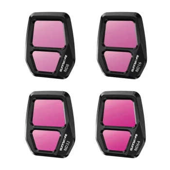 Sunnylife A3S-FI926 ND filtru komplekts dronam AIR 3S (ND8, ND16, ND32, ND64, 4 gab.)