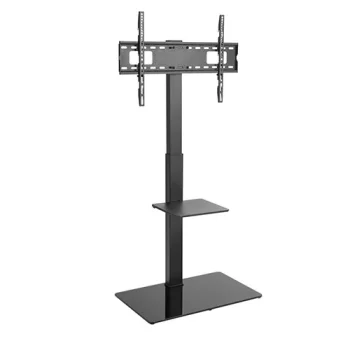 Grīdas statīvs televizoriem un displejiem 37"-70", melns
