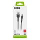 Sbs USB-A uz USB-C kabelis 3m, melns
