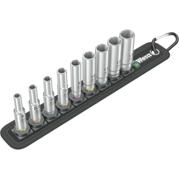 Wera Belt A Deep 1 pagarināto galviņu komplekts, 1/4", 9 gab.