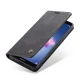 Huawei P Smart 2017 (FIG-LX1, LA1, LX2, LX3) CASEME Wallet Magnetic Leather Case Cover, Black | Telefona Vāciņš...