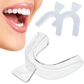 Nakts Zobu Kape Aizsargs, 2gb. | Anti Grinding Night Dental Teeth Mouth Guard Protection