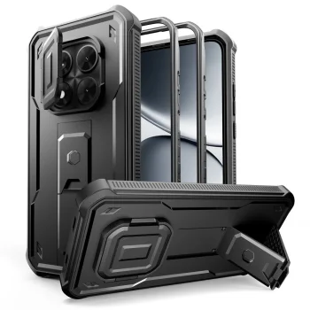 Tech-Protect Kevlar Cam+ vāciņš Xiaomi Redmi Note 15 Pro 5G, melns