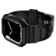 Spigen Apple Watch 4/5/6/7/8/SE (44/45mm) maciņš ar siksniņu Rugged Armor Pro, melns