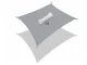 Dārza Ūdensizturīgs Saulessargs Markīze Bura Nojume Tents 4x3m, Pelēks | Garden Patio Waterproof Sun Shade Sail...