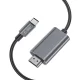 Tech-Protect UltraBoost USB-C uz HDMI 4K 60Hz kabelis 2m, melns