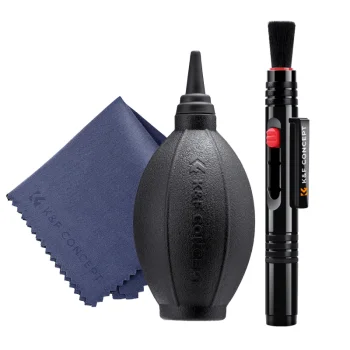 K&F Concept 3-in-1 tīrīšanas komplekts - pumpis, mikrošķiedra, zīmulis