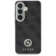 Guess 4G Rhinestone Round Logo MagSafe vāciņš Samsung Galaxy S26, melns