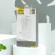 Dudao K11 Pro 20000mAh ārējais akumulators ar iebūvētiem kabeļiem, balts