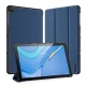 Huawei MatePad T 10s (AGS3-L09, AGS3-W09) DUX DUCIS Tri-fold Stand PU Leather Tablet Cover Case, Blue | Planšetes...