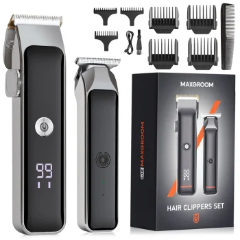 Matu griešanas mašīnīte ar trimmeri MAXGROOM ZC-F608, melna