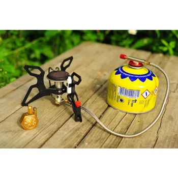 Tūrisma gāzes plītiņa MEVA SPIDER PRO, 3 kW, pjezo aizdedze