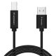 Wozinsky WKDDY3S USB-A - USB-B kabelis 480 Mb/s 2m, melns