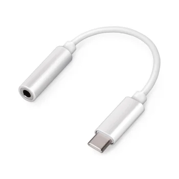 Setty USB-C uz 3.5mm Audio Jack Adapteris Balts