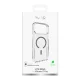 Puro Lite Mag vāciņš iPhone 17 Pro ar MagSafe atbalstu, caurspīdīgs ar pelēku gredzenu
